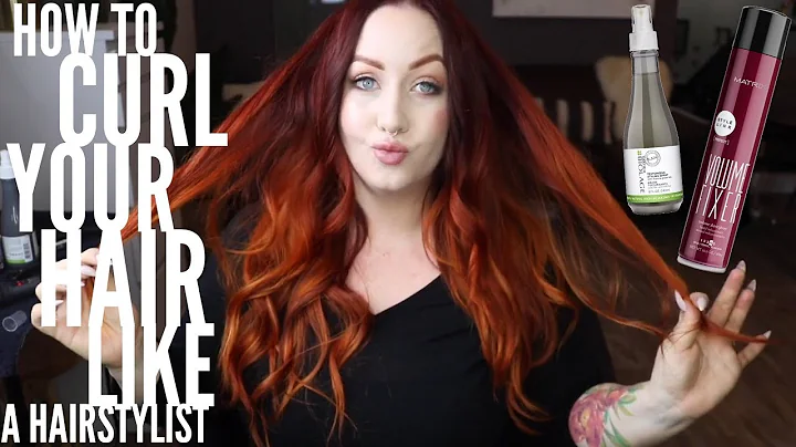 How to CURL Your Hair Like a HAIRSTYLIST: Beachy W...