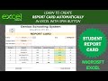 4. How to create Student Report Card Automatically with Spin Button in Excel.. Language : Hindi/Urdu