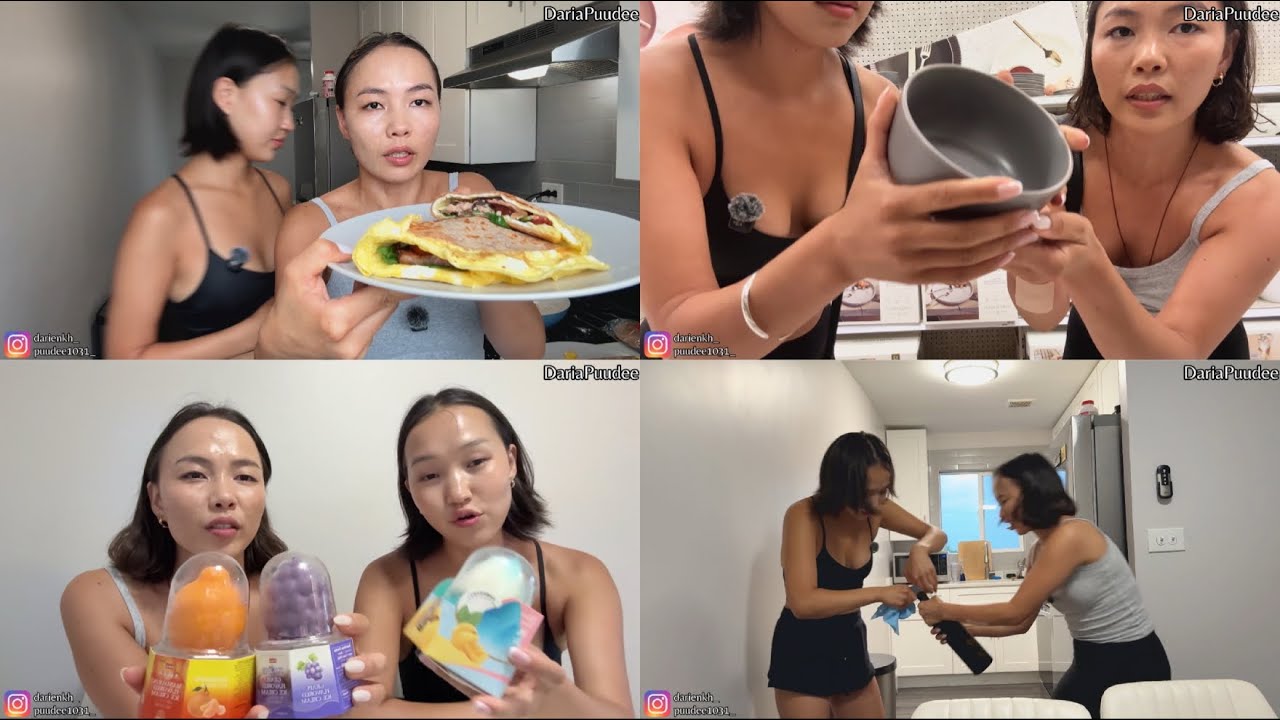 DAY in OUR LIFE 💋 | Элгээ хөштөл инээ 😆| Дэлгүүр хэсэлт, wine задлалт, хоол хийлт 😝😝❤️