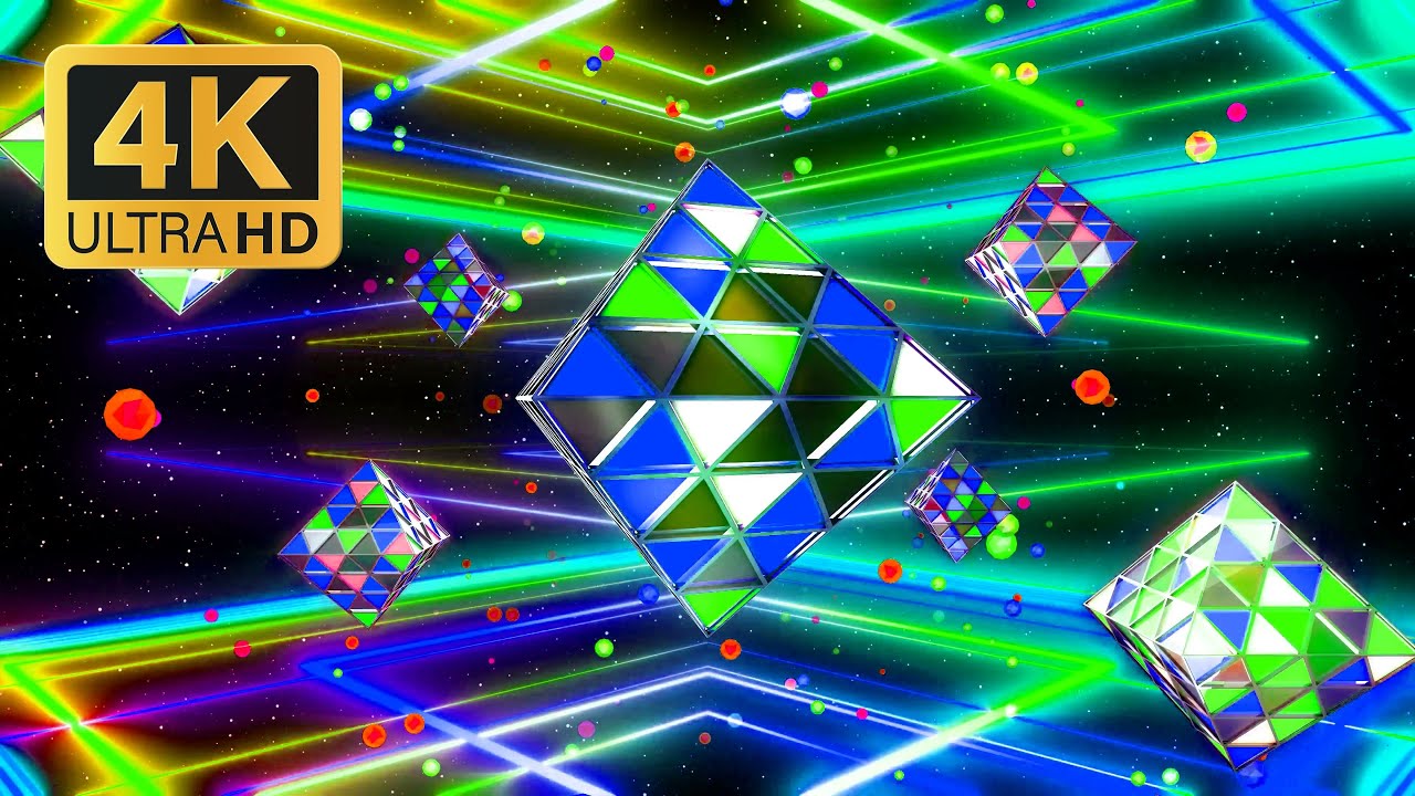 6 Hours 4K UHD Disco Diamond Radiance Infinite Glow | Beat Synced Background Party