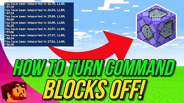 Minecraft Bedrock - How To Turn Command Blocks Off With Ease! - PS4, MCPE, Xbox, Windows & Switch