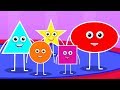 Five Little Shapes | Learn Shapes | Shapes Song For Kids & Children | Nursery Rhymes