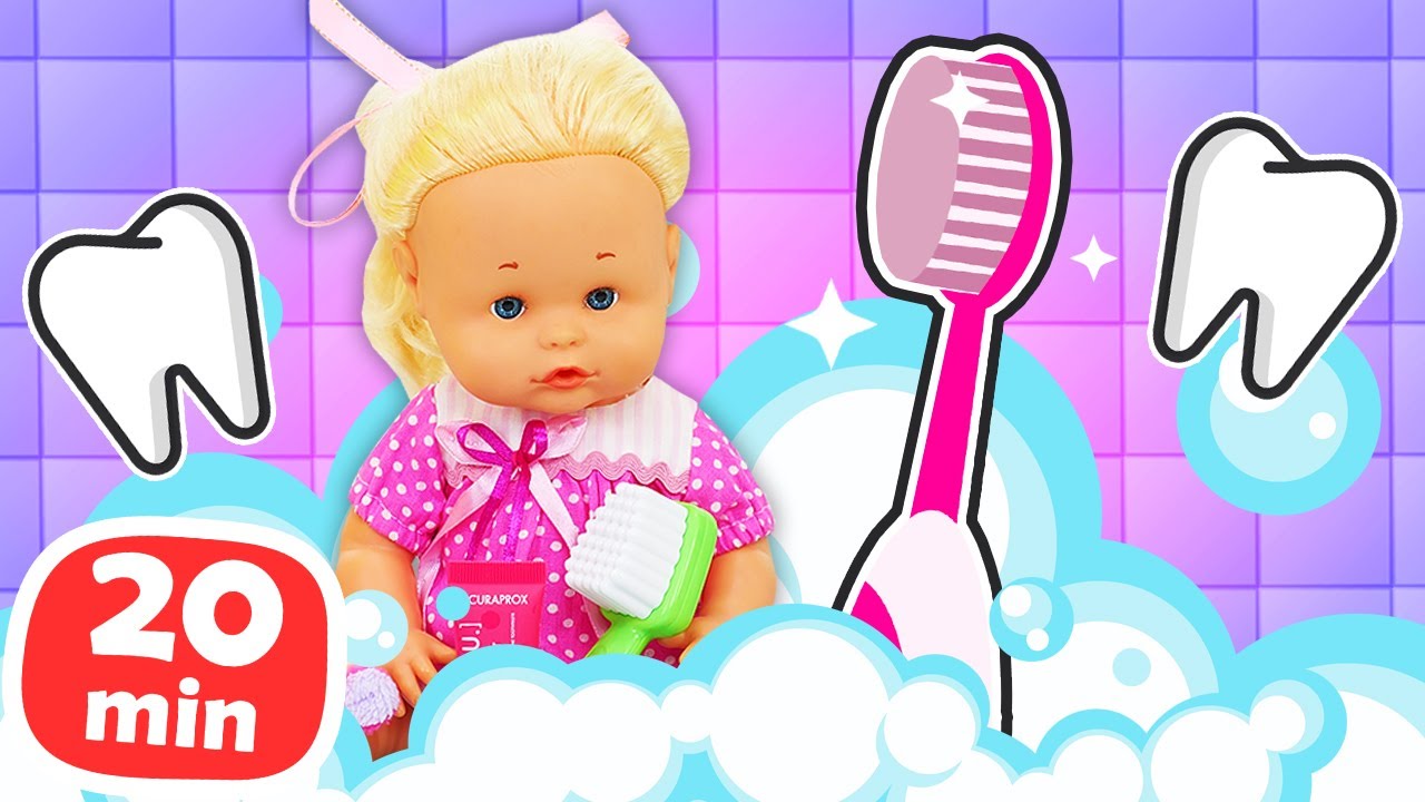 День в детском саду: Утро, купание и сон с куклами Беби Бон! 🌞🛁🌙