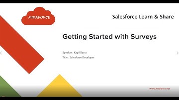 Getting Started with Salesforce Surveys