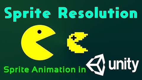 Unity Game Sprites, Animation and Resolution Using Gimp. Advanced Animation Tips