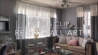 Thumbnail $15 Per Pair Walmart Curtains | Resin Wall Art | Mooregirl
