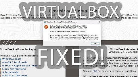 How to Fix VirtualBox 7.1 Error NtCreateFile 0x0000034 When Trying to Start VM on Windows 11