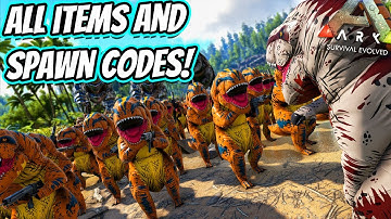HOW TO GET ALL NEW SUMMER BASH ITEMS AND CHIBIS + SPAWN CODES!! || Ark Survival Evolved!