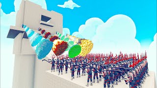 100x ARMORED DEATH vs 4x EVERY GOD - Totally Accurate Battle Simulator TABS