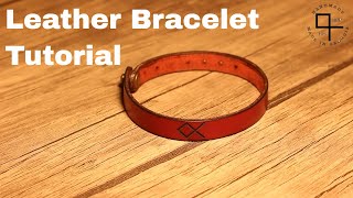 leather bracelet tutorial for beginners Free pdf pattern