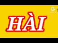 ĐẦU TUẦN HÀI ...