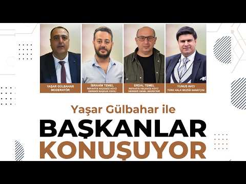 Başkanlar Konuşuyor Programının konukları Refahiye Keçegöz Köyü Dernek Başkan Vekili İbrahim Temel