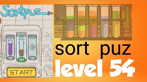 level 54 - sort puz game / puzzle game