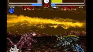 Snes Longplay 117 Godzilla - Kaijuu Daikessen