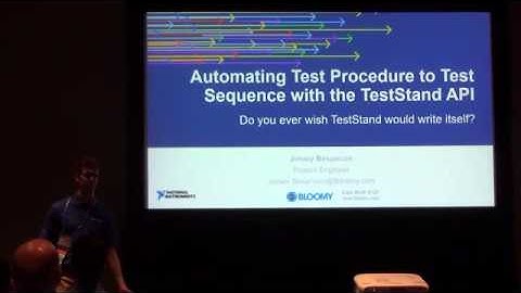 Automating Test Procedure to Test Sequence with the TestStand API