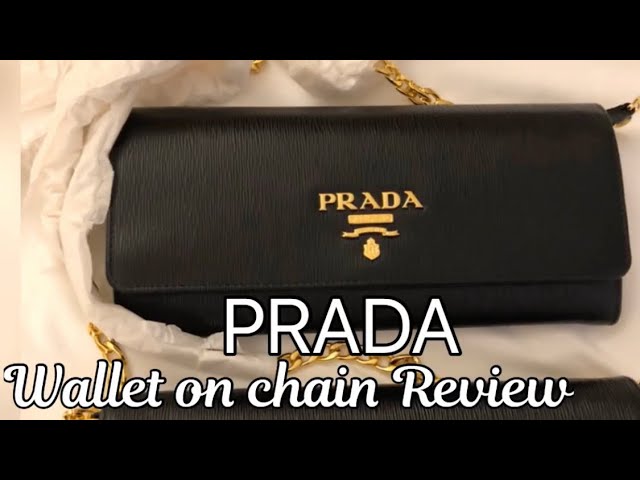 Prada Blue Chain Wallet Leather Bag – EYE LUXURY CONCIERGE