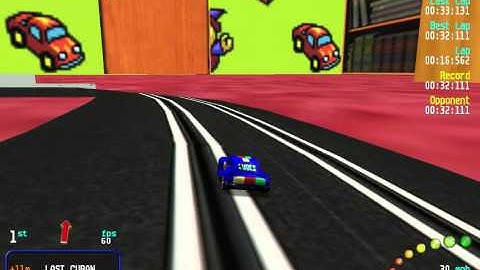 Re-Volt Custom Track Toys in the Room 2by MirkoGT97, Time Trial Lap