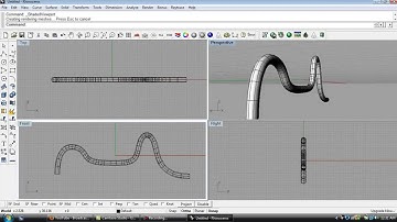 How To Create a Multi Directional Tube in Rhino 3D