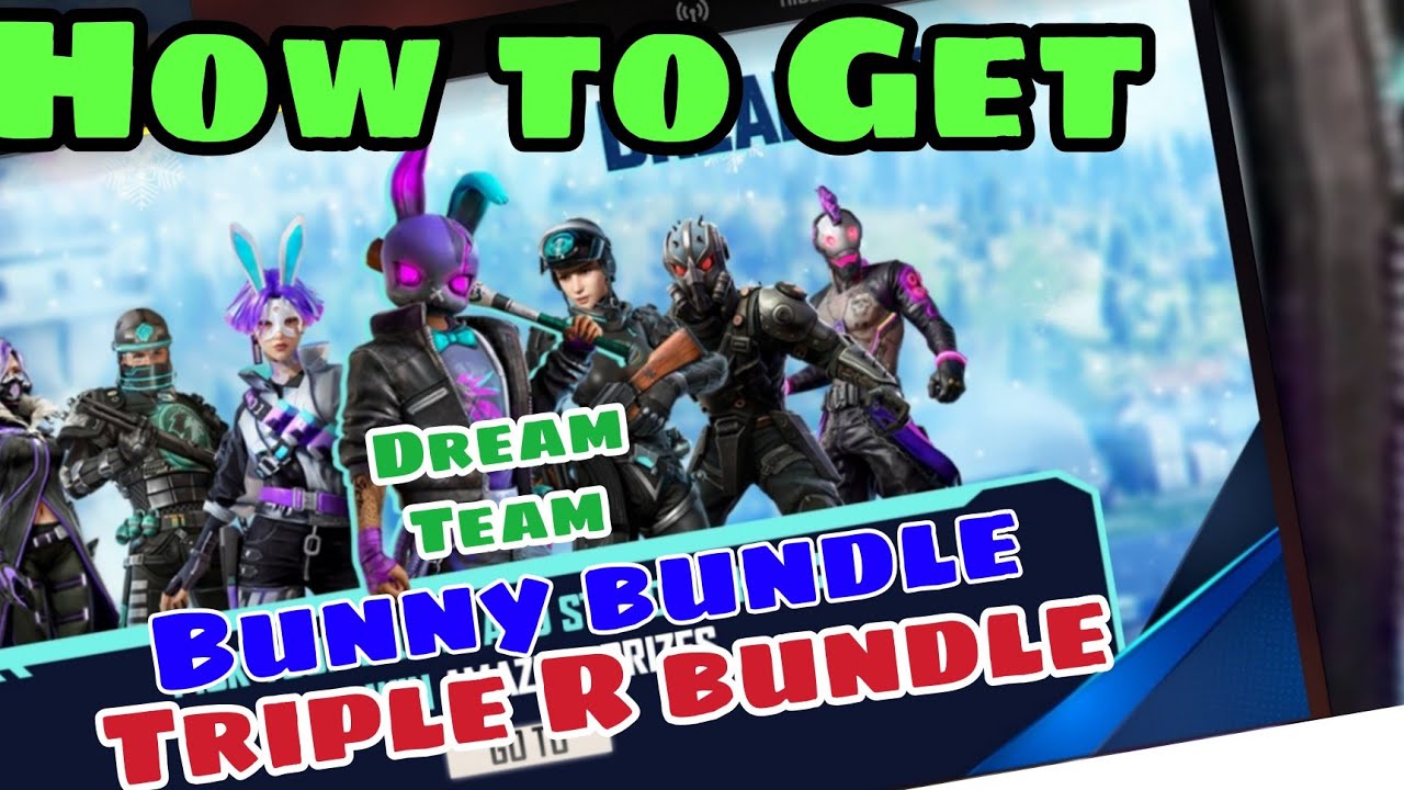 How to get triple R bundle🐇 || bunny bundle || Dream team event || Free ...