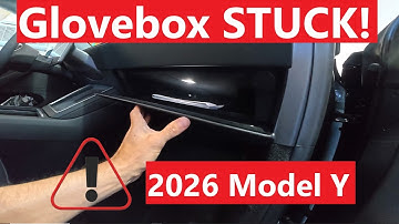 Glovebox STUCK? - 2026 Tesla Model Y FIX!