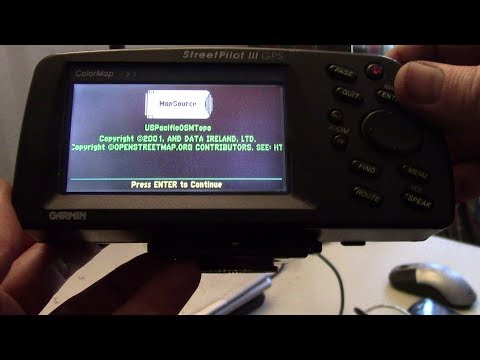 Garmin StreetPilot-III Overview and OSM Topo Map Install