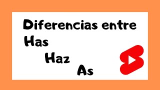 Difference between #has #haz #as #spelling #writewell #howtowrite #shorts