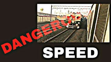 Dangerous Speed of Howrah EMU Local Train || INDIAN RAILWAYS