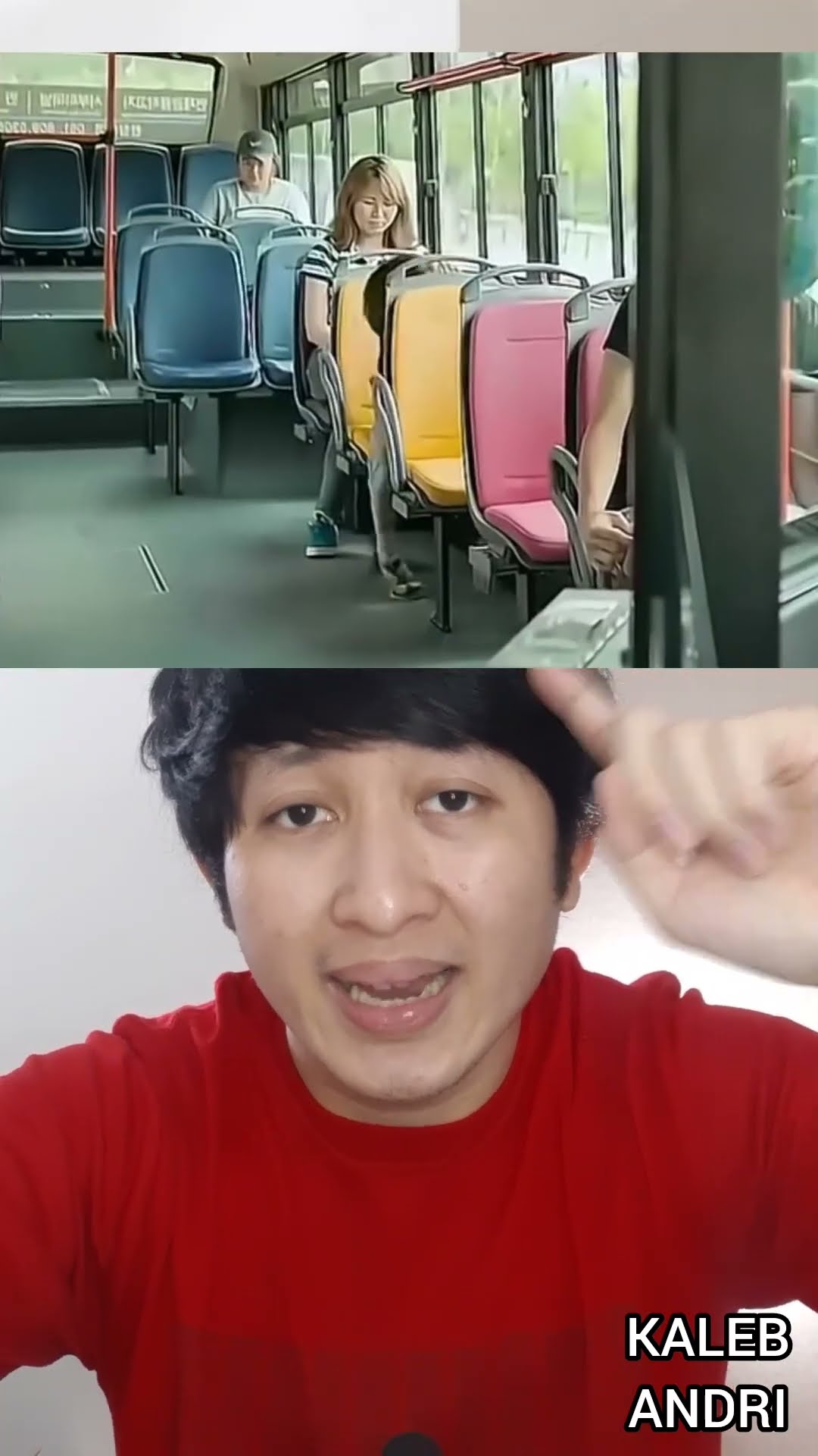 BOCIL BAKAR HATI SUPIR BUS SAAT NYETIR MOBIL | Kaleb Andri #shorts #storytime #alurfilm