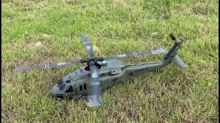 Helicoptero Black Hawk UH60 de controle remoto escala 1:47 escala do falcão  UH60-Black 6