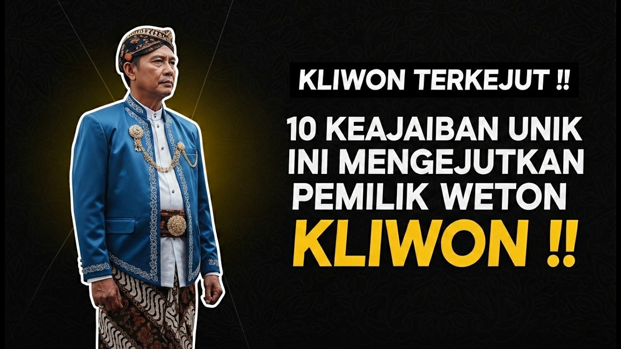 JANGAN KAGET! 10 Keajaiban Besar Diam-diam Mengintai Pemilik Weton Kliwon (Rezeki Tak Terduga)