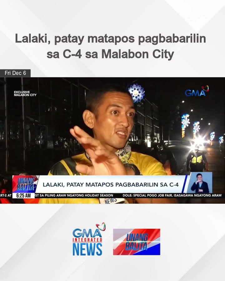 Lalaki, patay matapos pagbabarilin sa C-4 sa Malabon City | Unang Balita