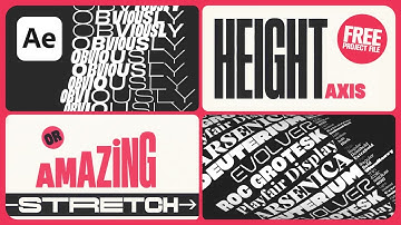 Variable Font Kinetic Type Animation | After Effects Tutorial