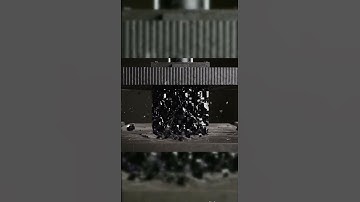 Crushing Minecraft Obsidian Block with Hydraulic Press