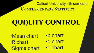 CALICUT UNIVERSITY|4TH SEMESTER| COMPLEMENTARY STATISTICS|CHART