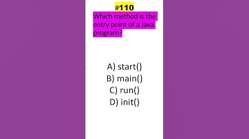 Quiz-110 #crackjavainterview #LearnJava #java #quiz #interview #coding #spring #tricks #programming