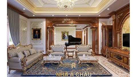 Thiết kế nội thất biệt thự tân cổ điển đẹp