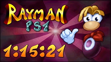 [New WR] Rayman 1 PS1 100% speedrun 1:15:21