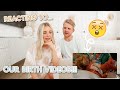 reacting to our birth video and finding out aspyn is pregnant!!