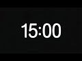 15 Minute Productivity Timer | Work Faster