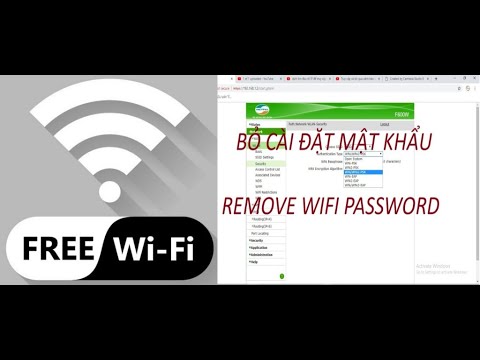 Video: Cách Tắt Mật Khẩu Mạng