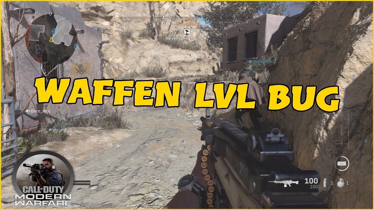Call of Duty MW Waffen LVL Bug (Gameplay Deutsch) - YouTube