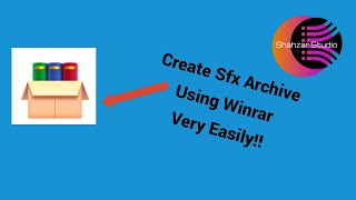 How To Create SFX Archive Using WinRAR 2020.