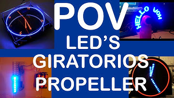 Letrero de leds giratorio POV - Propeller | MicroTutoriales DC