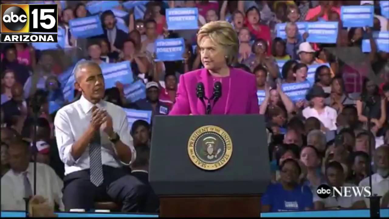 FULL SPEECH: Hillary Clinton & President Obama take on Donald 