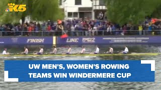 Dawgs win! UW men's, women's rowing teams win annual Windermere Cup