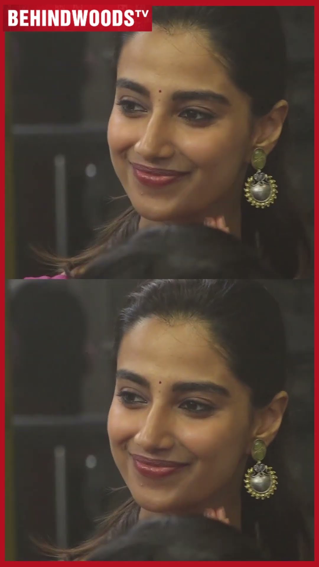 'அங்க பாருங்க Meenakshi' ? Family உடன் Tirupati-க்கு வந்த Meenakshi Chaudhary,Aishwarya Rajesh