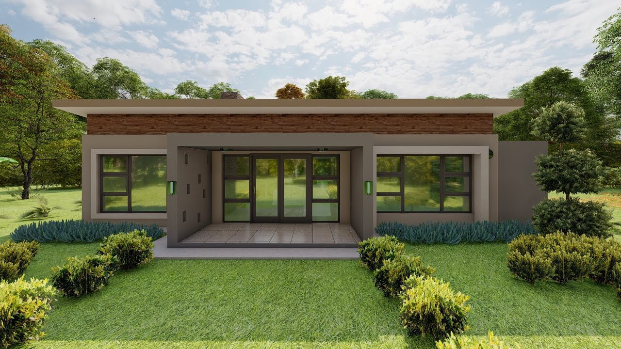 2 Bedroom House Design | Floor Plan - YouTube