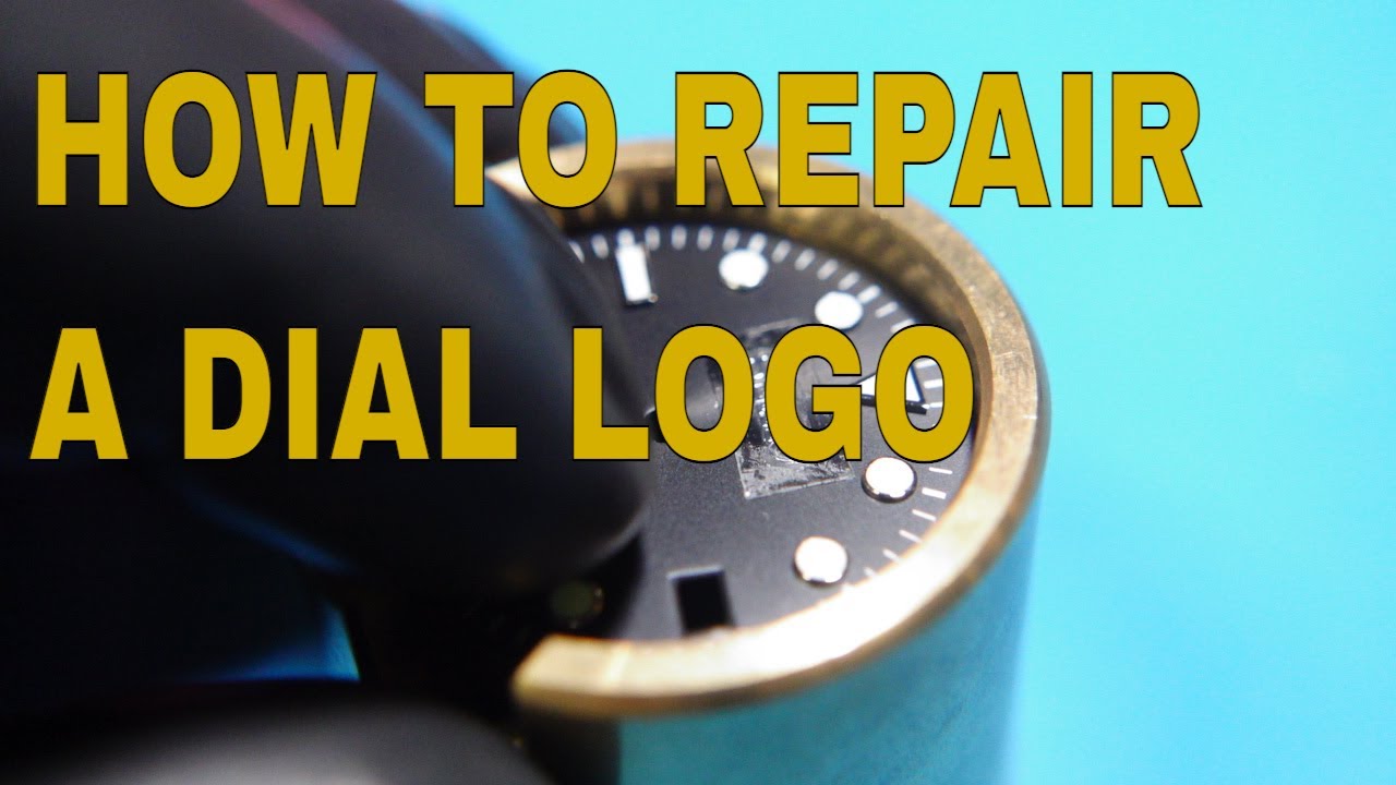 HOW TO Repair a Seiko dial logo sticker - YouTube