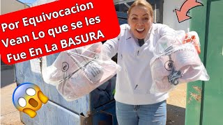 Empleados Se Equivocaron y Vean Lo Que se les fue  en La BASURA😱🇺🇸😳#NoemyBlaSalvadoreña