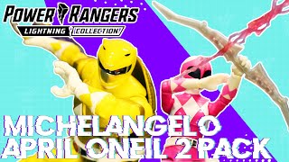 Power Rangers X Tmnt Lightning Collection Morphed April Oneil & Michelangelo Review
